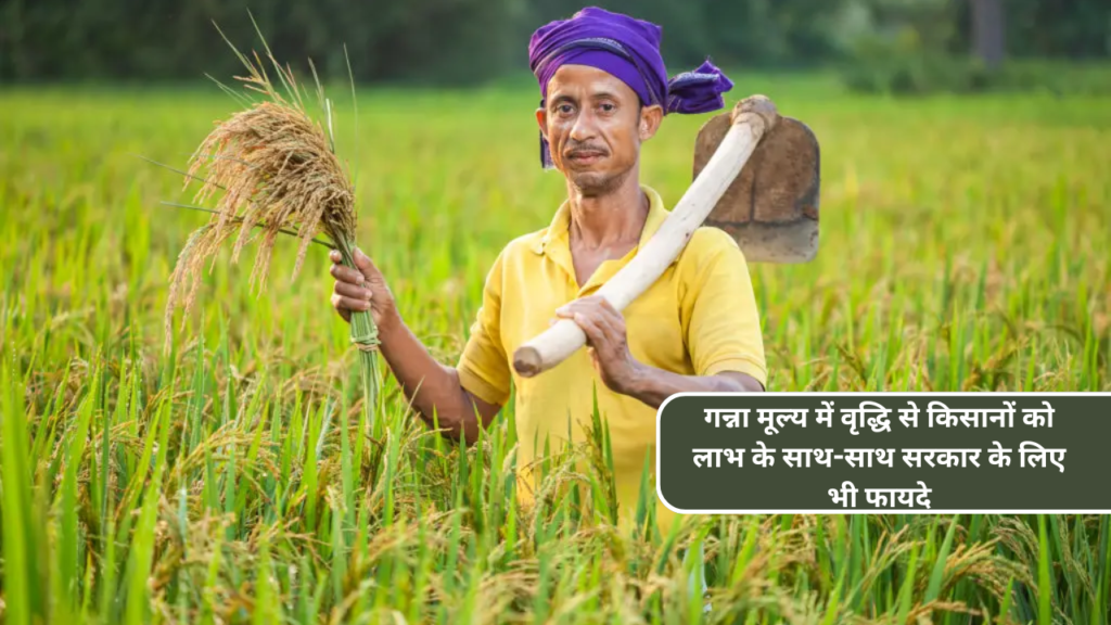 गन्ना मूल्य में वृद्धि से किसानों को लाभ के साथ-साथ सरकार के लिए भी फायदे